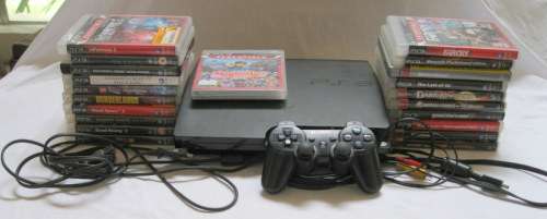 PLAYSTATION 3 + 21 GAMES + CONTROLLER