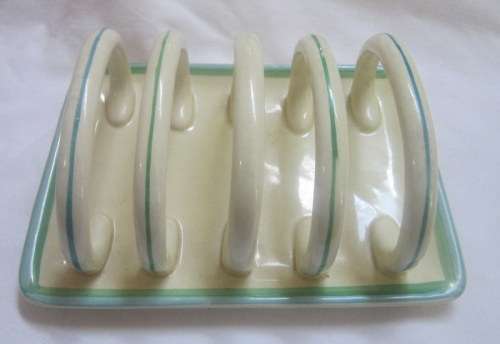 Beautiful Clarice Cliff Toast rack in a very good condition.