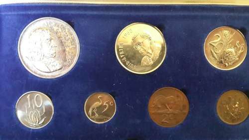 1968 Proof Set in blue box. Perfect.
