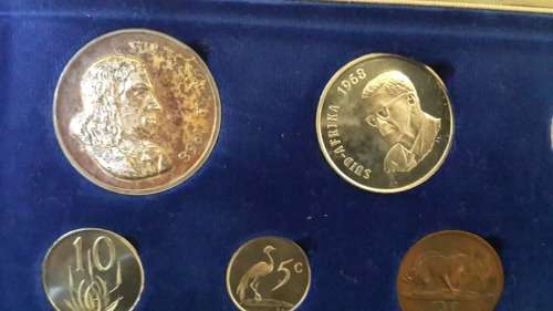 1968 Proof Set in blue box. Perfect.