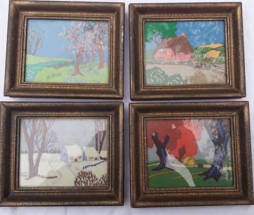 The four seasons. Beautiful handwork.