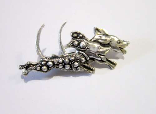 Marcasite dachshund pin - too cute for words. Have a look.