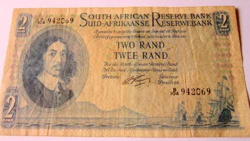 A first edition Rissik R2 banknote.
