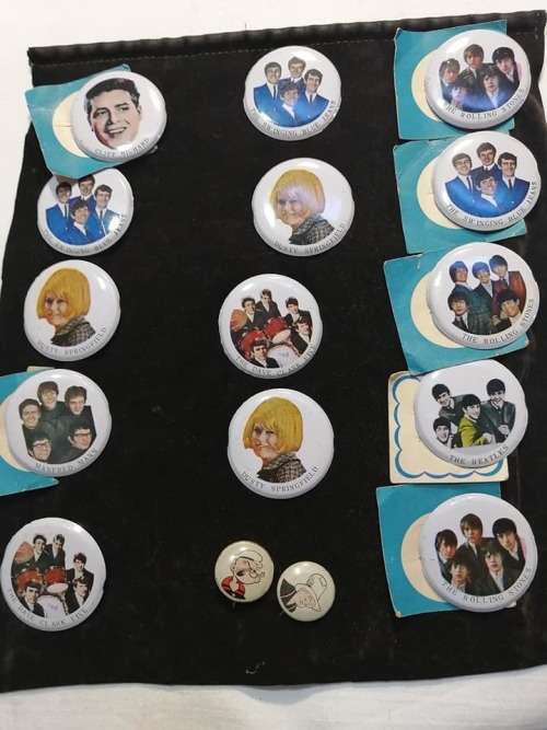 Rock and roll memorabilia. Beatles, Rolling Stones and more. 1960s but as new.