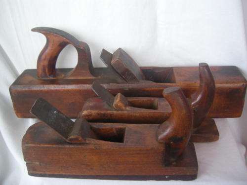 THREE LOVELY OLD WOODEN PLANES