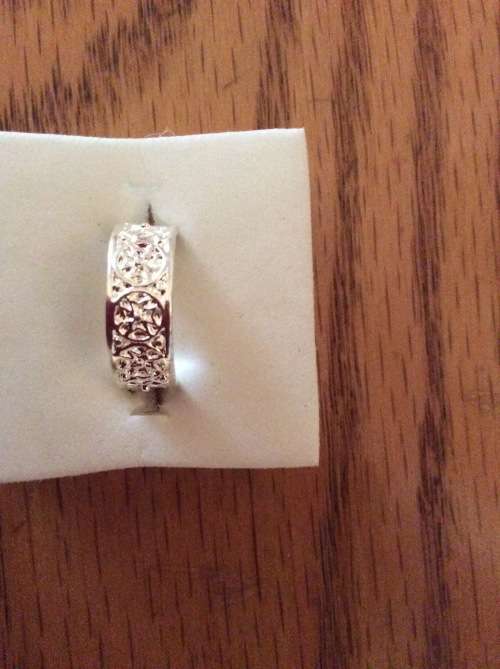 Silver toe ring