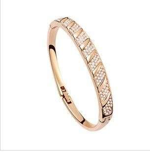 Gold Plated Diamante Bangle