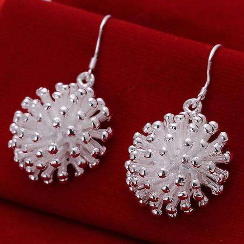 925 Silver Coral Earrings