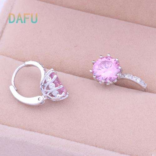 Pink Crystal Earrings