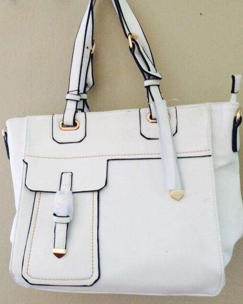 Ladies Stylish Handbag - White