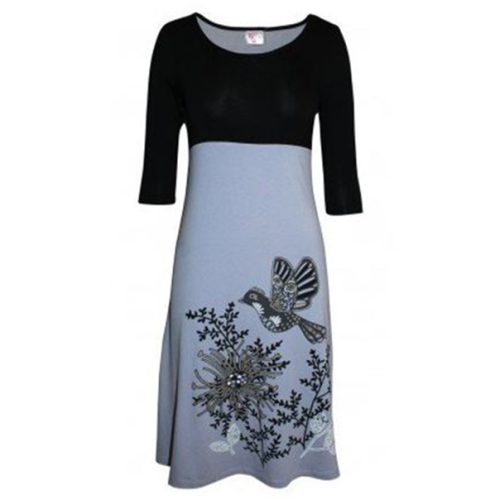 Lugano Dress Morning Dew ¿ Grey (Available in S-XXL)