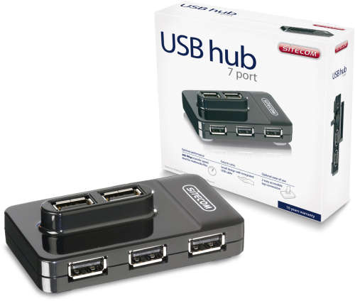 Sitecom Sealed 7 Port Usb Hub 2.0