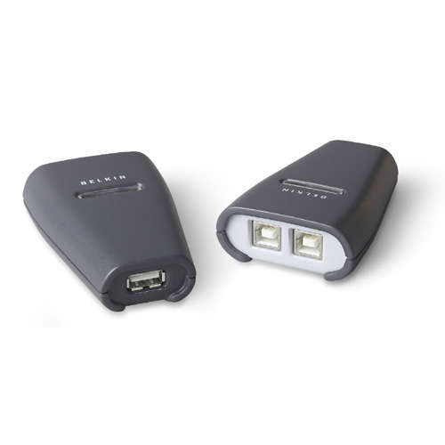 BELKIN 2 x 1 USB SWITCH - SHARE YR PRINTER/SCANNER ON 2 PC's !!!