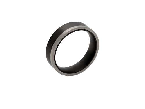 Titanium 6mm mens ring Size W