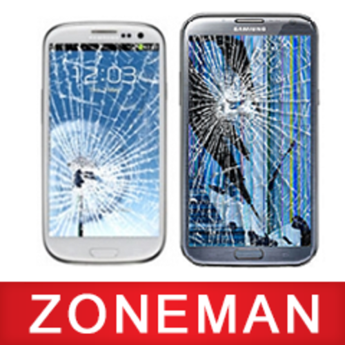 REPLACEMENT SCREEN for: Samsung S2, S3, S3mini, S4, S4mini, or Note2