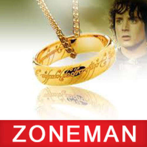 18K GOLD PLATED "Lord of the Rings" ring with chain (MENS or LADIES)