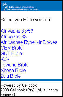 Read the BIBLE on your CELLPHONE