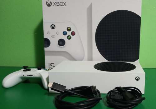 Xbox Series S 512 Gigabyte model for sale.