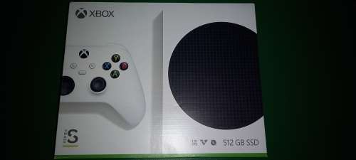 Xbox Series S 512 Gigabyte model for sale.