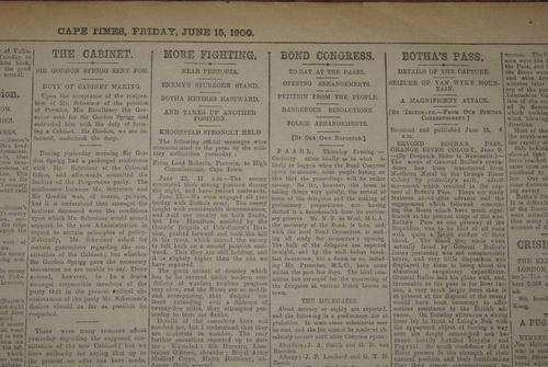 Boer War News
