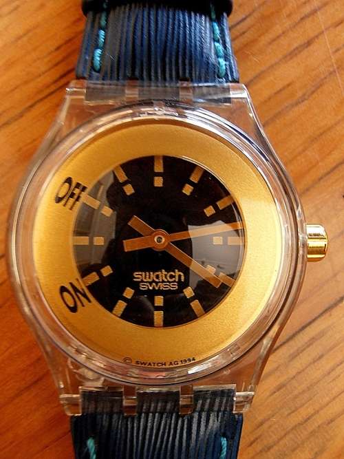 Vintage 1994 SWATCH MUSICALL Funk SLK106, unworn, boxed with instructions, see my collection !