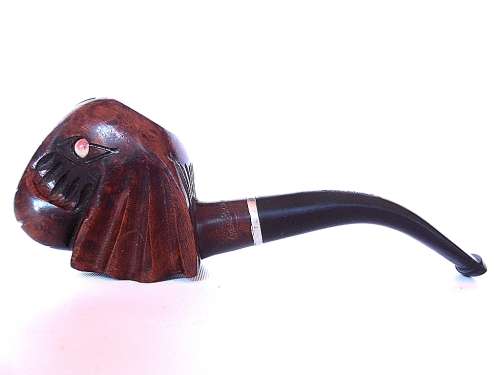 Elephant pipe, real briar made in Italy