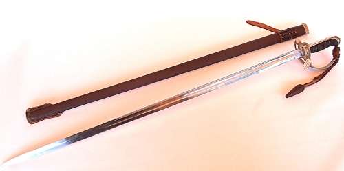 South African Police ceremonial sword, WKC Solingen
