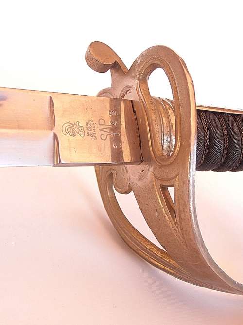 South African Police ceremonial sword, WKC Solingen