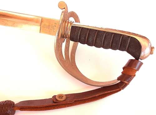 South African Police ceremonial sword, WKC Solingen