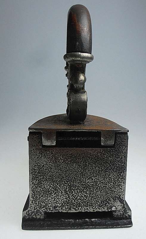 Magnificent antique iron with dragon head, Biedermeier circa 1830, Star of David mark