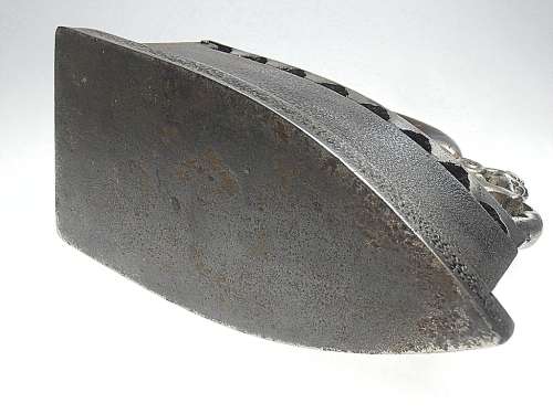Magnificent antique iron with dragon head, Biedermeier circa 1830, Star of David mark