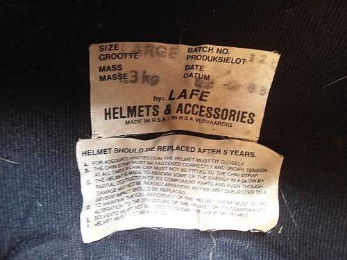 Vintage children's Lafe motorcycle helmet