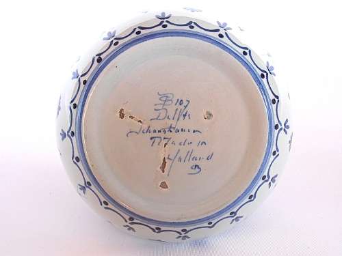 Delft Schoonhoven silver lidded jar