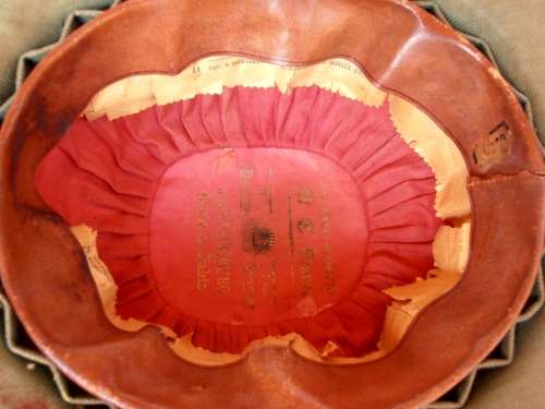 Vintage sun helmet, pith helmet, M. E. Stores Johannesburg