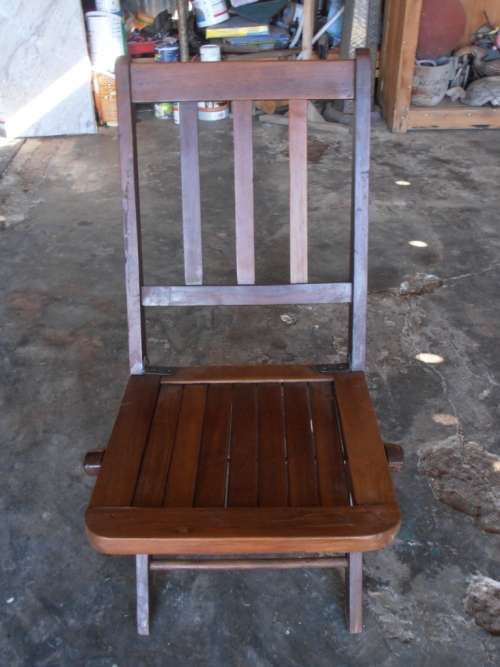 Small vintage folding chair from a Free State farm