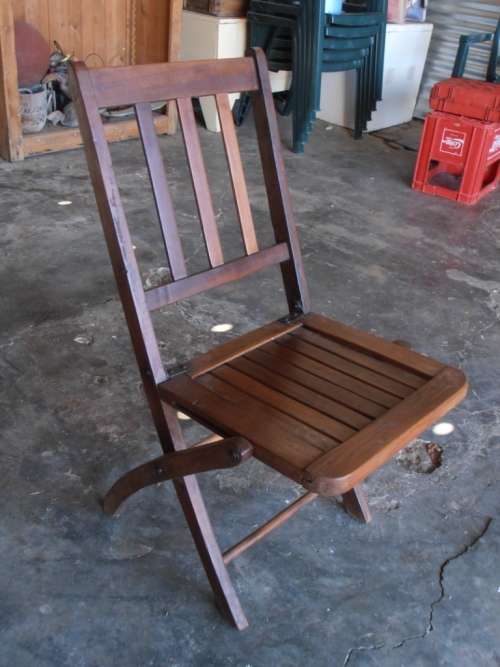 Small vintage folding chair from a Free State farm