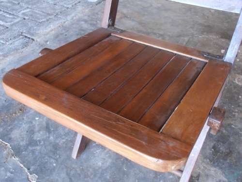 Small vintage folding chair from a Free State farm