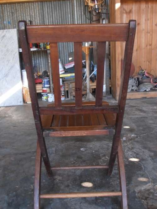 Small vintage folding chair from a Free State farm