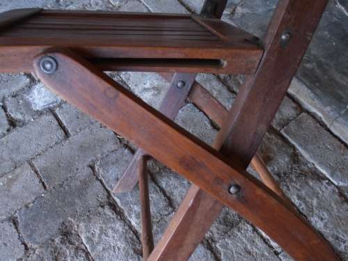 Small vintage folding chair from a Free State farm