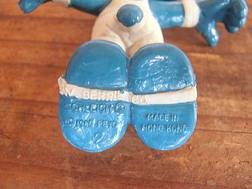 40510 Ring Gymnast Smurf, Vintage Smurfs figure, Shipping will only be charged once!
