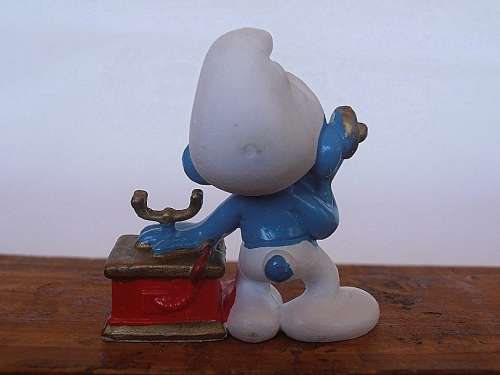 20062 Telephone Smurf, Vintage Smurfs figure, Shipping will only be charged once!