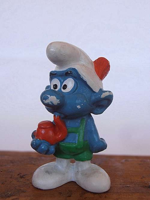 20081 Tyrolese Smurf, Vintage Smurfs figure, Shipping will only be charged once!