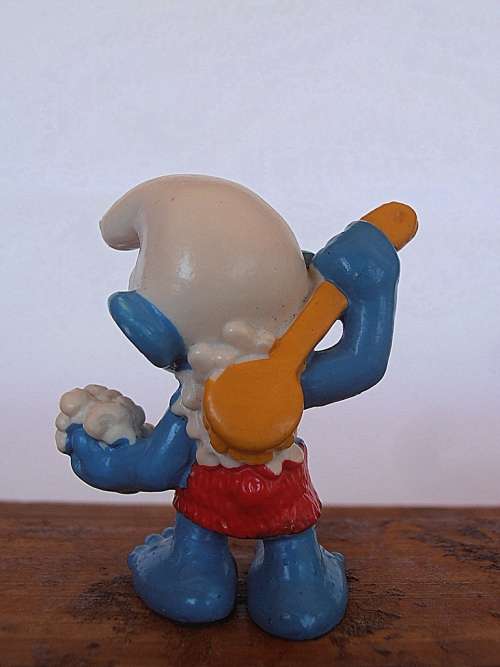 20108 Sauna Smurf, Vintage Smurfs figure, Shipping will only be charged once!
