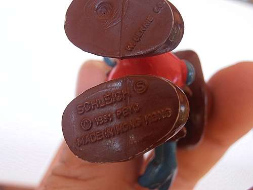 20122 Cowboy Smurf, Vintage Smurfs figure, Shipping will only be charged once!
