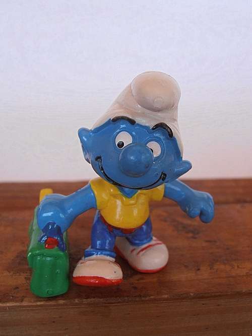 20426 Schoolboy Smurf, Vintage Smurfs figure, Shipping will only be charged once!