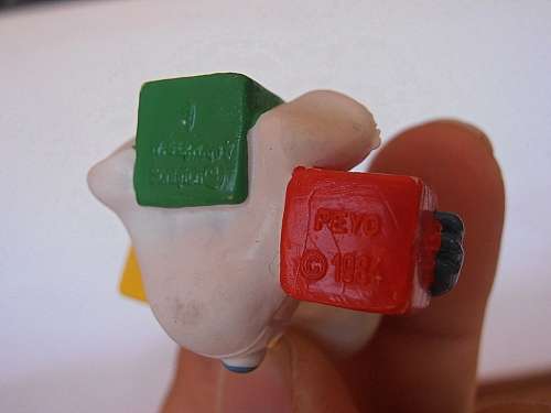 20214 Baby with Blocks Smurf, Vintage Smurfs figure, Shipping will only be charged once!