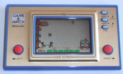 NINTENDO FIRE Wide Screen, 1981 Game & Watch, FANTASTIC CONDITION!!