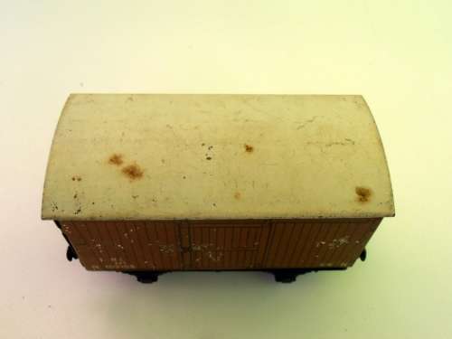 Vintage metal Hornby Meccano wagon, OO scale, runs on HO tracks, shipping will only be charged once!