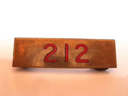 Vintage SAR/SAS metal number badges, 212, 789, 1113, 1331, shipping will only be charged once!
