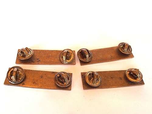 Vintage SAR/SAS metal number badges, 212, 789, 1113, 1331, shipping will only be charged once!